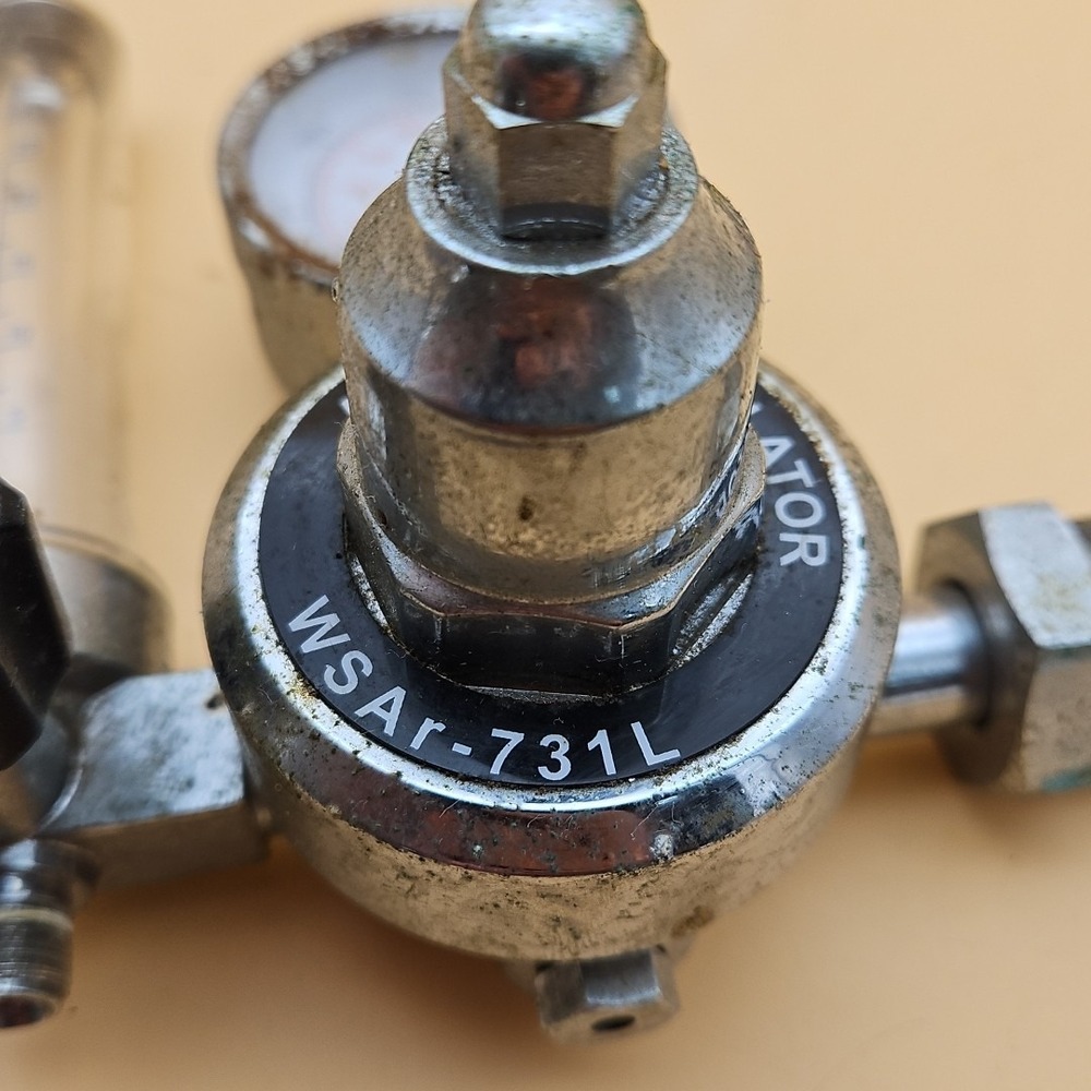 Vintage Argon Regulator Gauge Model WSAr-731L Untested As Is - Picture 2 of 7